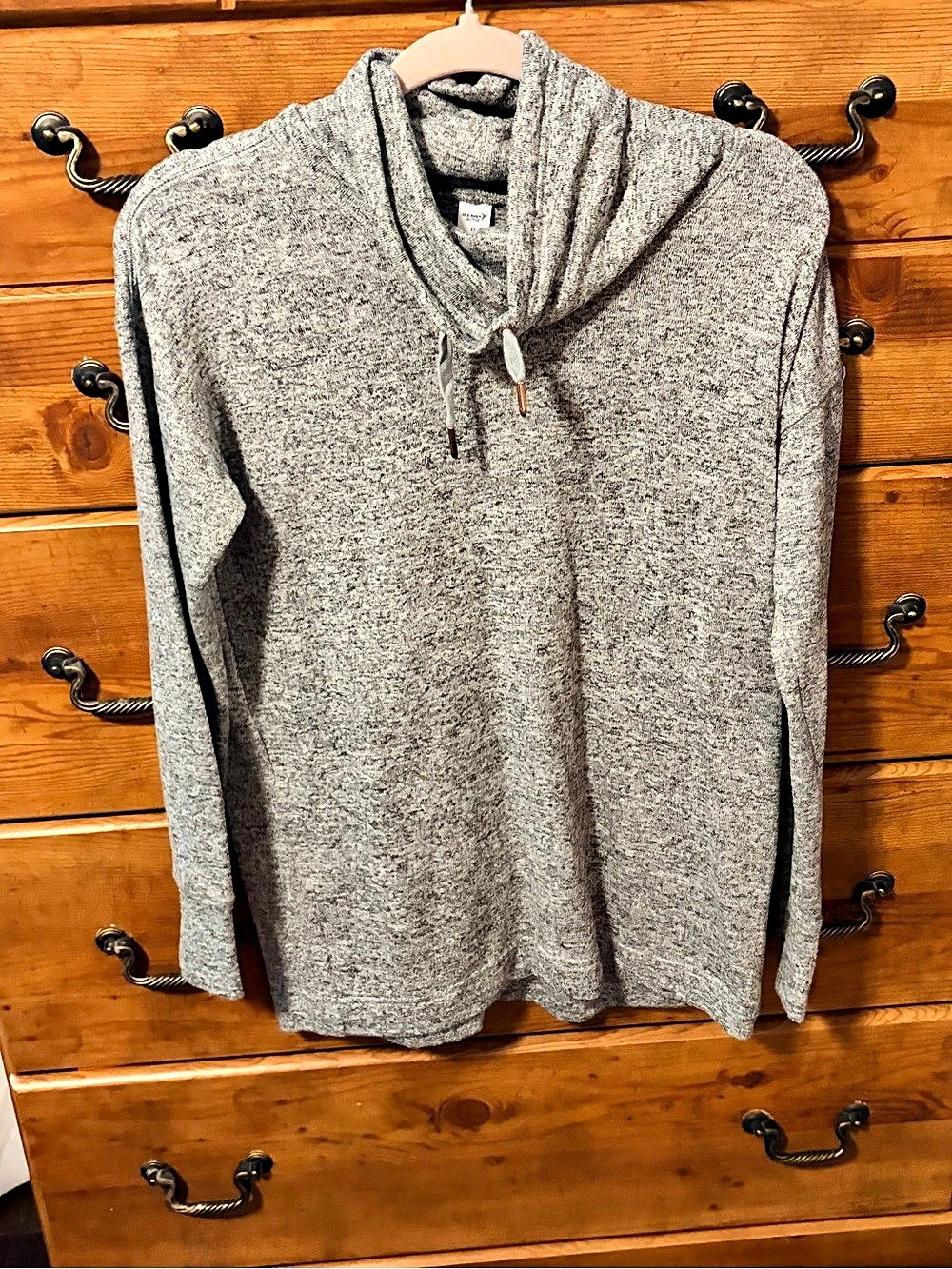 Old Navy Gray Cowl Neck Tunic